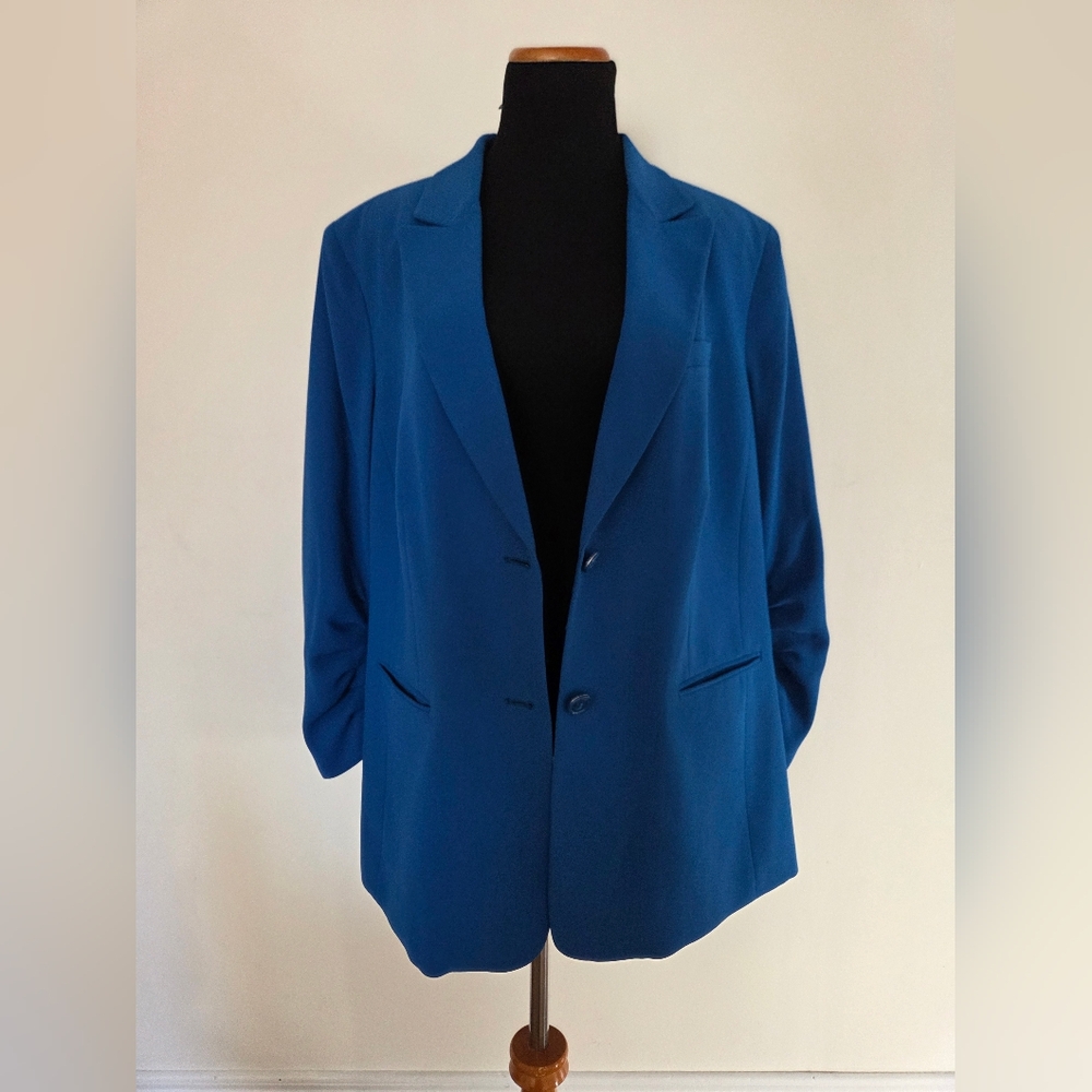 Peter Nygärd Women's Tailored Royal Blue Blazer Jacket Size 18